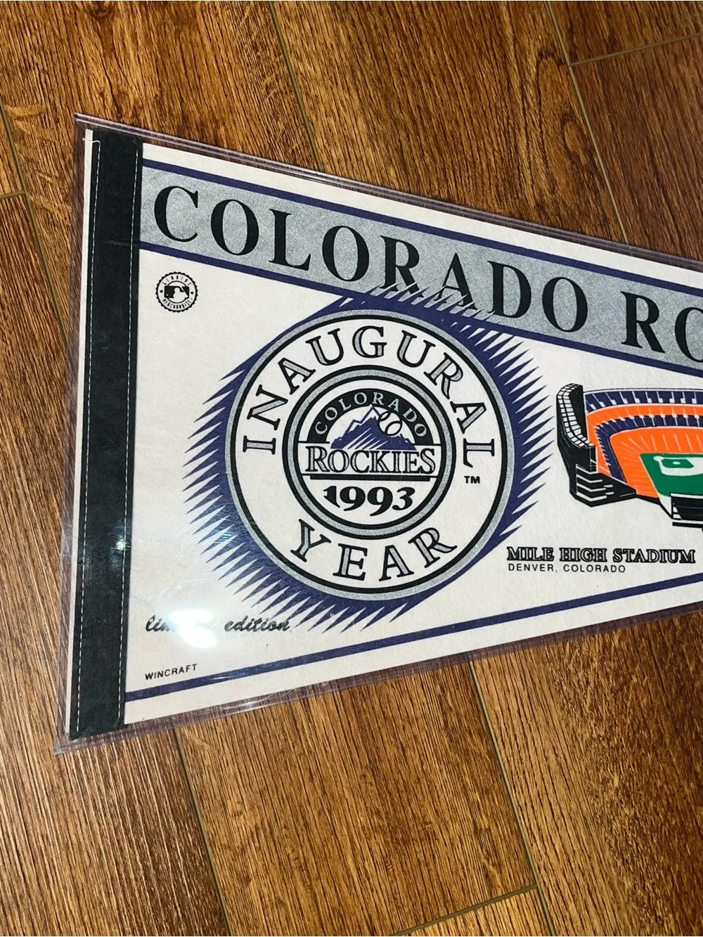Vintage 1993 Opening Day Mile High Stadium Inaugural Year Colorado Rockies